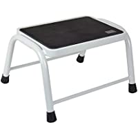 Carpoint 0420002 Escalera para Caravana con 1 escalón- Color Negro- 400 kg- Gris
